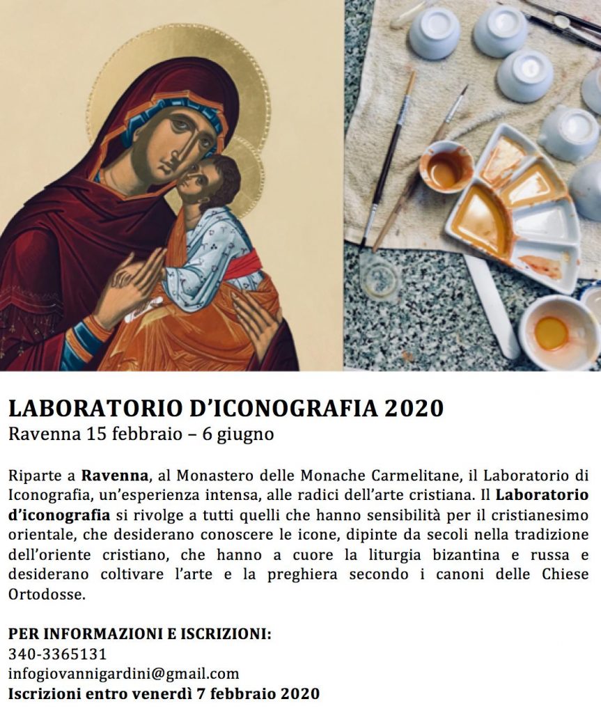 LOCANDINA LABORATORIO DI ICONOGRAFIA 2020