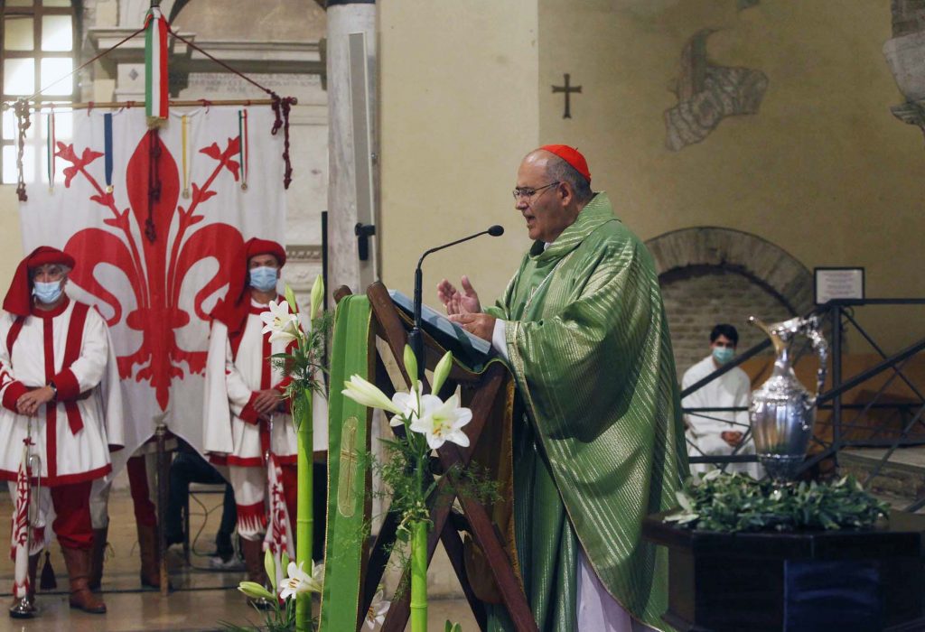 13–09-2020; -ravenna , celebrazioni dantesche  , olio di dante , cardinale , ravenna teatro marco martinelli e ermanna montanari. sindaci